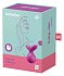 Мини-вибратор с круглым кончиком Satisfyer Viva la Vulva 3 пурпурный фото 4