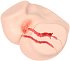 Мастурбатор-полуторс с вагиной и анусом Onahole Real Vagina с двойным слоем фото 7