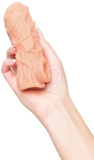 Реалистичная насадка с открытой головкой Kokos Nude Sleeve NS004-L фото 4