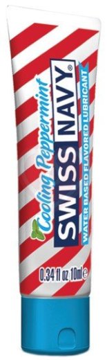 Съедобный лубрикант Swiss Navy Cooling Pepermint со вкусом Мята 10 мл фото 1