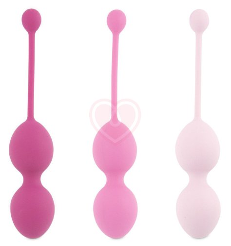 Набор из 3 вагинальных шариков FemmeFit Advanced Pelvic Muscle Training Set фото 1