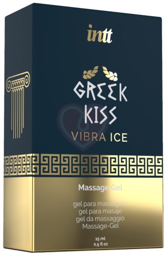 Охлаждающий анальный гель Intt Greek Kiss Vibra Ice 15 мл фото 2