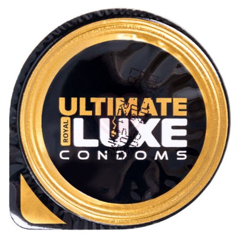 Презерватив Luxe Ultimate Black Грива Мулата с ароматом яблока 1 шт фото 2