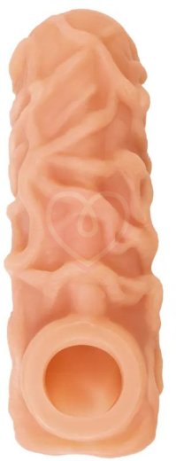Реалистичная насадка с открытой головкой Kokos Nude Sleeve NS004-L фото 2