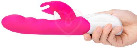 Вибратор-кролик с эффектом всасывания Clitoral Suction Rabbit розовый фото 4