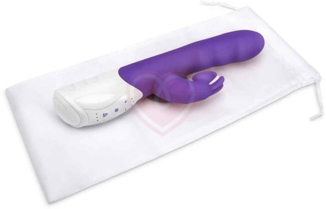 Вибратор-кролик с эффектом всасывания Clitoral Suction Rabbit фиолетовый фото 8