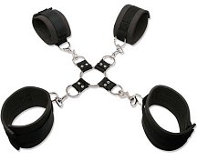 БДСМ-фиксация рук и ног Extreme Hog-Tie Kit черная