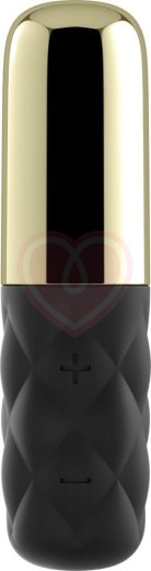 Мини-вибратор Satisfyer Mini Sparkling Darling чёрно-золотой фото 1