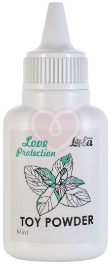 Пудра для игрушек ароматизированная Love Protection Мята 15 г фото 1