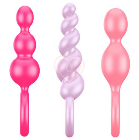 Набор цветных анальных стимуляторов Satisfyer Plugs фото 2