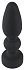 Длинный анальный стимулятор Black Velvets Big Plug фото 2