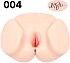 Мастурбатор-полуторс с вагиной и анусом Onahole Real Vagina с двойным слоем фото 2