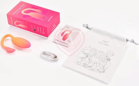Вибратор Magic Motion Flamingo Max с дистанционным управлением оранжевый фото 5