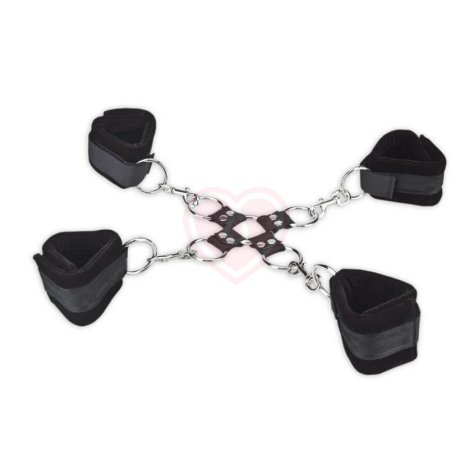 Комплект для сковывания Hogtie Set с наручниками и наножниками фото 2