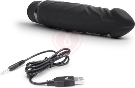 Реалистичный вибратор PowerCocks Girthy 16 см черый фото 3