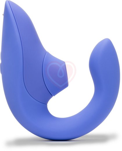 Вибратор для зоны G c бесконтактной стимуляцией клитора Womanizer Blend голубой фото 3
