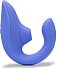 Вибратор для зоны G c бесконтактной стимуляцией клитора Womanizer Blend голубой фото 3