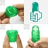 Мини мастурбатор Tenga Uni Emerald зелёный фото 12