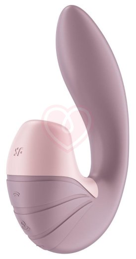 Вибратор с вакуумным стимулятором Satisfyer Supernova пыльно-розовый фото 1