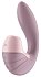 Вибратор с вакуумным стимулятором Satisfyer Supernova пыльно-розовый фото 1