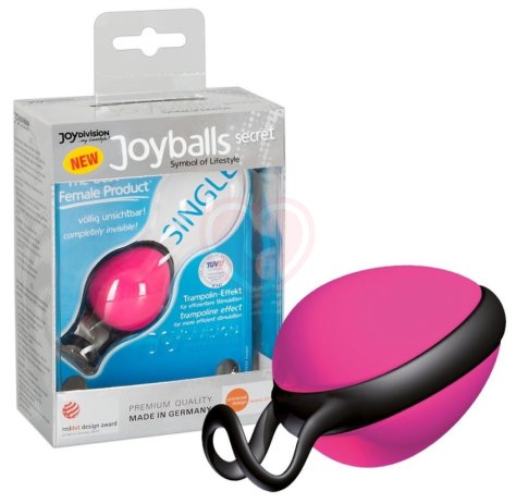 Вагинальный шарик Joyballs Secret розовый фото 2