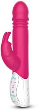 Вибратор-кролик с пульсацией G-Spot Thrusting Rabbit розовый