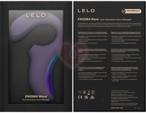Вибратор Lelo Enigma Wave с вакуумной стимуляцией фиолетовый фото 5