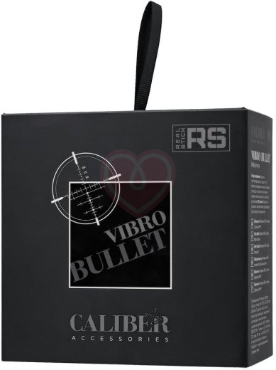 Вибропуля RealStick Caliber чёрная фото 7