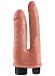 Вибратор реалистик на присоске двойной King Cock Double Penetrator телесный фото 1