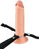 Фаллопротез Hollow Silicone Strap-On 20 см телесный фото 5