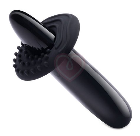 Тонкий фаллоимитатор Le Wand Crystal Slim Wand чёрный обсидиан фото 3
