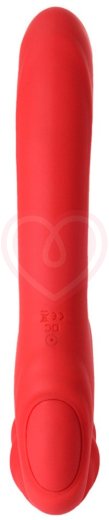 Безремневой страпон с вибрацией ToyFa Black&Red красный фото 4