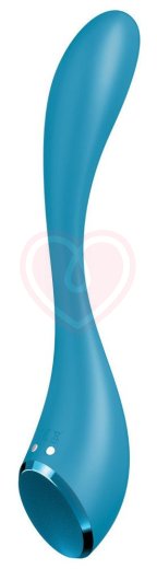 Гибкий вибратор Satisfyer G-Spot Flex 5+ с управлением от приложения голубой фото 4