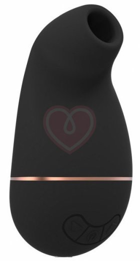 Бесконтактный клиторальный стимулятор Irresistible Kissable чёрный фото 1