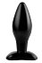 Анальная пробка Pipedream Medium Silicone Plug чёрная фото 1