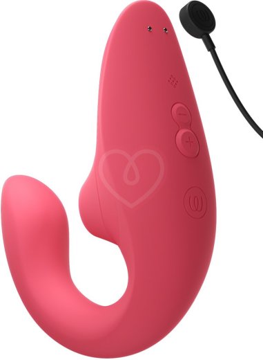 Вибратор для зоны G c бесконтактной стимуляцией клитора Womanizer Blend розовый фото 8