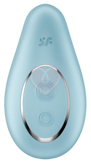 Мини-вибратор Satisfyer Dipping Delight голубой фото 4