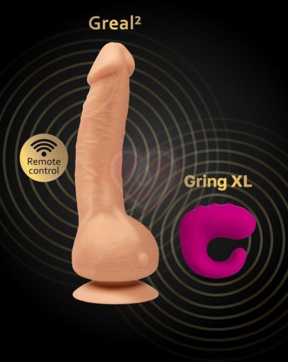 Реалистичный вибратор Gvibe Greal 2 телесный фото 4