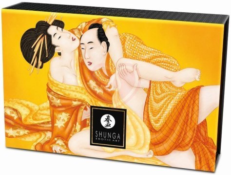 Массажная пудра с перышком Shunga Kissable Massage Powder Сочное Манго фото 2