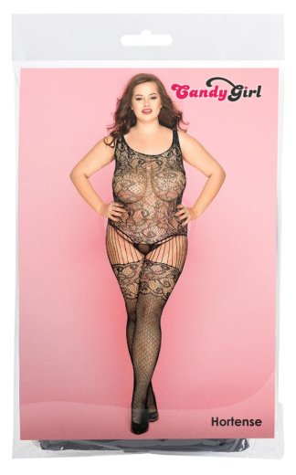 Лёгкий ажурный кэтсьют и стринги Candy Girl Hortense фото 3