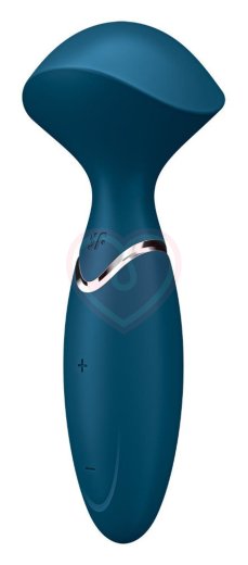 Мини-вибромассажер Satisfyer Mini Wand-er синий фото 2