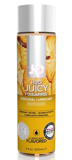 Съедобный лубрикант System JO H2O Flavored Juicy Pineapple с ароматом Ананас 120 мл фото 1