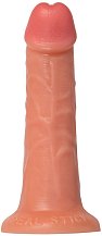 Реалистичный фаллоимитатор на присоске RealStick Caliber 16-3 телесный
