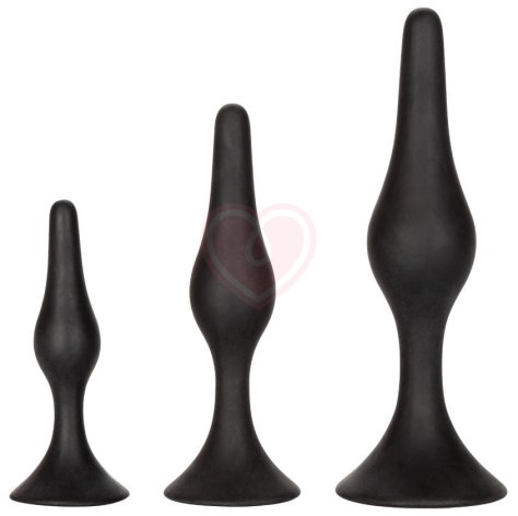 Набор из 3 анальных пробок Silicone Anal Starter Kit фото 1