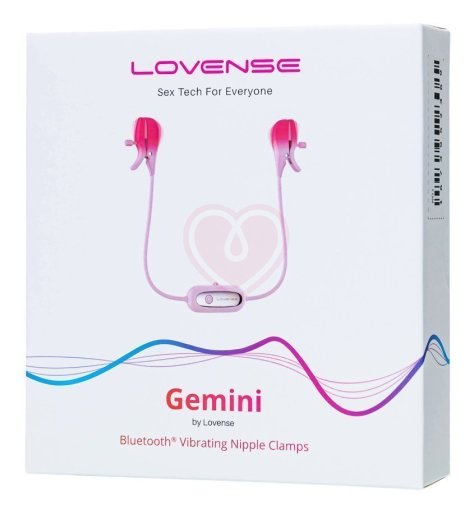 Зажимы для сосков Lovense Gemini с вибрацией и управлением от приложения фото 7
