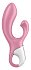 Расширяющийся вибратор с клиторальным стимулятором Satisfyer Air Pump Bunny 2 розовый фото 1
