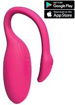 Вибратор Flamingo с управлением со смартфона розовый