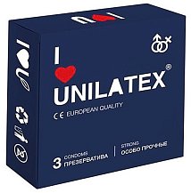 Сверхпрочные презервативы Unilatex Extra Strong 3 шт