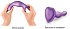 Изогнутый фаллоимитатор Strap-On-Me Dildo Plug Curvy размер S 12,5 см фиолетовый фото 2