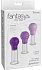 Вакуумные присоски Nipple Enhancer Set фиолетовые фото 2